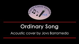 Ordinary Song acoustic cover by Jovs Barrameda [upl. by Widera]