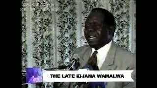 Kijana Wamalwa Speech Any leader must stand on the shoulders of other leaders greater than himself [upl. by Emoryt]