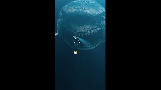 Megalodon vs Scuba Diver Thalassophobia shorts thalassophobia megalodon [upl. by Nylrehc162]