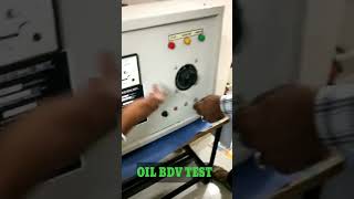 Transformer oil BDV TestBreak down voltage test of Oil [upl. by Sapowith]