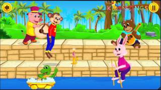 Jack be Nimble Song with Lyrics  Nursery Rhymes  By Kids Songs [upl. by Kerge]