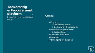 EProcurement hoe het platform gebruiken als ondernemer [upl. by Mera]