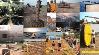 Ground Mount Solar Installation  1 Megawatt Solar Power Plant Installation amp Engineering [upl. by Atse]