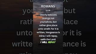 Revenge Belongs to the Lord Romans 1219 god shorts christianity [upl. by Ennairb]