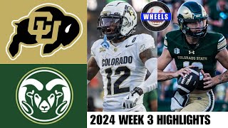 Colorado vs Colorado State  Full Game Highlights  2024 College Football Highlights [upl. by Ojeillib]