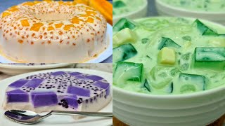 CHRISTMAS DESSERT IDEAS Part 2  Sagot Gulaman Desserts  Tapioca Jelly [upl. by Oleta]