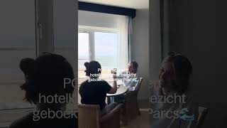 POV Je verblijft in deze prachtige hotelkamer in Zandvoort bij zee🌊 centerparcs zandvoort zee [upl. by Sinnel]