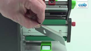 cab SQUIX tutorial Changing dispense plate  Spendekante wechseln [upl. by Peper]