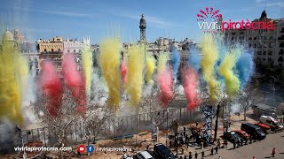 Fallas de Valencia 2024 Mascletà Viernes 15 de Marzo 2024 Pirotecnia Vulcano [upl. by Leontyne]