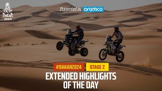 Extended highlights of Stage 2 presented by Aramco  Dakar2024 [upl. by Backer81]