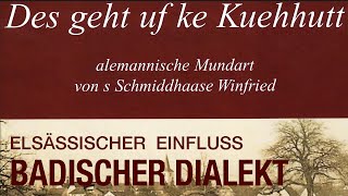 Badischer Dialekt Lichtenau BadenWürttemberg mit elsässischem Einfluss [upl. by Kiyohara]