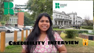 Credibility interview uk University of Roehampton BSC adult Nursing roehampton nursingstudent [upl. by Otrevire]