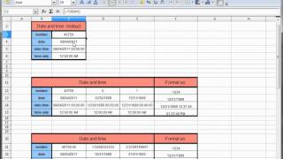 16 Libre Office  Calc Open Office  Calc Excel Tutorial  Dates Function [upl. by Ennaeerb72]