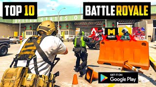 Top 10 Amazing BATTLE ROYALE Games For Android In 2023  Survive With Friends [upl. by Yziar]