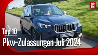 PkwNeuzulassungszahlen Juli 2024 Top Ten [upl. by Naryb404]