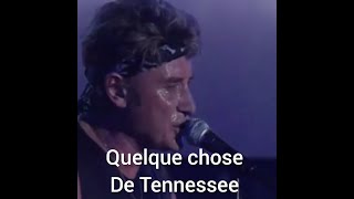 Johnny Hallyday Quelque chose de Tennessee version live 1990 vidéo originale [upl. by Stillmann]