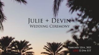 Gaylord Palms Orlando FL  Julie  Devin  Wedding Ceremony [upl. by Anastasio]