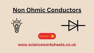 Non Ohmic Conductors for gcse physics and gcse combined science [upl. by Eli841]