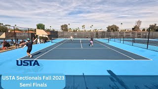 USTA 40 Doubles Sectionals Fall 2023 Semifinals 12824 [upl. by Anayeek]