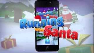 Running With Santa Official Trailer  Christmas Runner Game by Zariba [upl. by Pauiie]