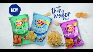 The all new Lay’s Wafer Style Its paper thin wafer thin [upl. by Gronseth]