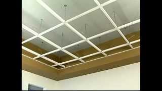 HGGrid Vinyl Suspended Ceiling Grid Installation [upl. by Cirle]