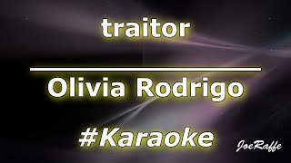 Olivia Rodrigo  traitor Karaoke [upl. by Lowson]