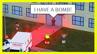 BOMB THREAT AT HOSPITAL BOMB SQUAD CALLED ERLC Liberty County Roleplay [upl. by Hedvige]