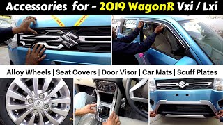 Wagon R Accessories with prices  Vxi  Lxi  Ujjwal Saxena [upl. by Borek]