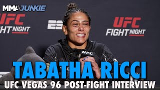 Tabatha Ricci Talks Winning Gameplan Says Discipline Reason for Success  UFC on ESPN 62 [upl. by Neville175]