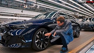 BMW i5 Manufacturing  Glimpses From BMW Dingolfing Plant For BMW Open 2024 [upl. by Etnelav481]