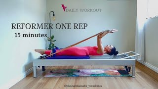 Reformer One Rep intermediate [upl. by Hanad]