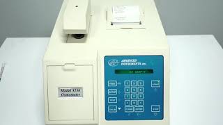 Advanced Instruments 3250 Osmometer BOSTONIND  26412 [upl. by Aynotel]