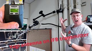 Using a Yagi antenna with an IFB transmitter [upl. by Dede369]