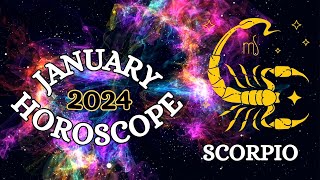 January Horoscope SCORPIO  Zodiac Predictions2024 astrology viral horoscope scorpio trending [upl. by Emory]