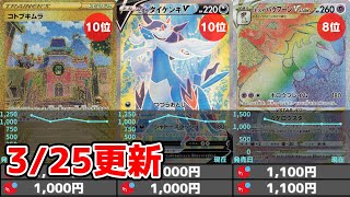 【ポケカ】安売りで相場崩落 バトルリージョン 高額カード 相場ランキング 3月25日更新【ポケモンカード】Battle Legion High Rates Ranking [upl. by Harvey]