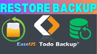 How to restore easeus todo backup  Easeus todo backup image  Restoring a File From EaseUS Todo [upl. by Tryck]