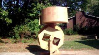 Savonius Turbine used on wind powered tumble clothes dryer [upl. by Nguyen]