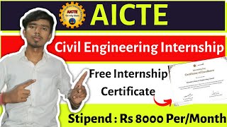 Civil Engineer Internship  Civil Engineering Internship Training  Free Internship Certificate [upl. by Nylrehc]