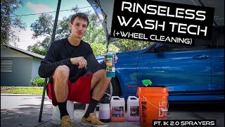 ONR RINSELESS WASH amp WHEEL CLEANING USING NEW IK FOAM PRO 2 amp MULTI PRO 2 SPRAYERS [upl. by Ignacius]