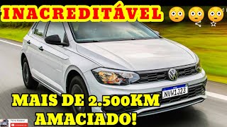 NOVO VW POLO TRACK APÓS 2500KM  VALE À PENA [upl. by Yttocs]