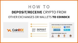 How to Deposit Cryptocurrencies in your CoinDCX Wallet  CoinDCX Tutorials [upl. by Arhsub]