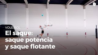 El saque saque de potencia y saque flotante  Voleibol [upl. by Ococ]