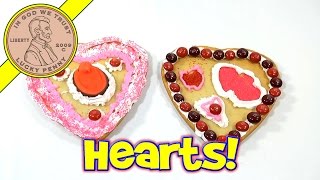 Wilton Love Heart Cookie Pan amp Gift Box Kit 2014 Valentines Day Series [upl. by Akemej]