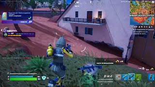 Fortnite Destruye barriles de nitro con un vehículo PS5 [upl. by Yajnas417]