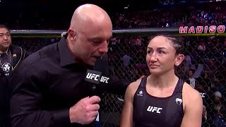 Carla Esparza Octagon Interview  UFC 281 [upl. by Anneres]