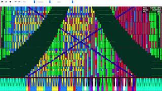 Black MIDI The AntiChlorobenzene  1853M Notes PFAviz LAG [upl. by Wilburn]