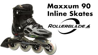 Rollerblade Maxxum 90 Urban Inline Skates Review [upl. by Ramirolg]