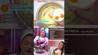 receta de pastel de fresa marmoleado pastelera cakebuttercreamcake pasteleria cakedecorating [upl. by Annaed161]