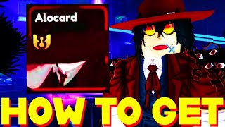 HOW TO GET ALUCARD SHOWCASE in ANIME VANGUARDS ROBLOX [upl. by Bette]